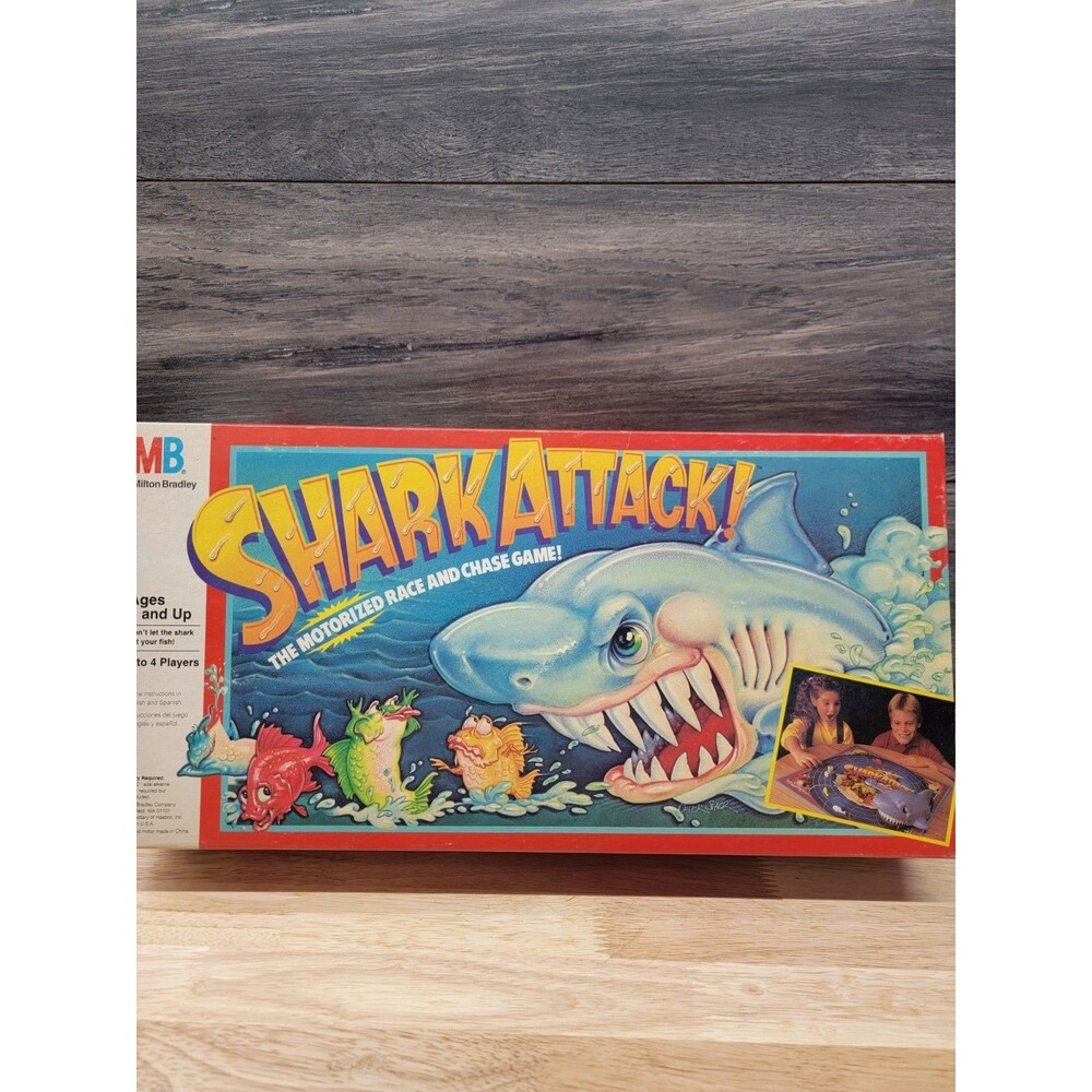 Vintage Milton Bradley 1988 Shark Attack Board Game Replacement Parts Pieces